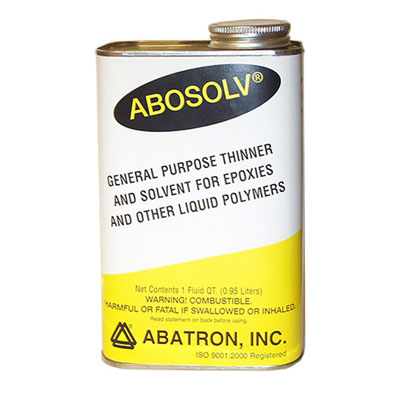 Abosolv Reducing Agent solvent  thinner  for LiquidWood Epoxy